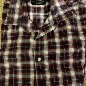 Men Bloomingdale's Multicolor Plaid Button Down Shirt
